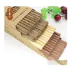 Chopsticks Red Sandalwood Dicken Wing Wooden Wholesale 10pairs/ Set El يمكن أن يكون شعار 25 سم تسليم حديقة المطبخ Otnwh