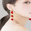 Stud Earrings Needle Fashion Feminine Dress With Simple Hong Kong Style Online Celebrity Personality Tide