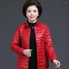 Women's Trench Coats 2023 Women Thin Down Jacket White Duck Ultralight Female Jackets Autumn Winter Warm Portable Outwear Ladies L831