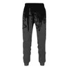 Heren tracksuits heren winter casual straat geweven jasbroek inkt splash tweedelige set