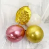 Andra dekorativa klistermärken Rose Gold Balloons Arch En Turtle Leaf Sand White Chrome Garland för bröllop Baby Shower Birthday Party Decor 230110