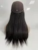 Cabelo virgem humano brasileiro cor natural de cor natural sedosa de seda reta de seda kosher perucas para mulher branca entrega r￡pida expressa