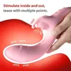 Erwachsene Massagegeräte Weibliche Klitorale Vakuum -Saugstimulator Dildo Vibrator 10 Frequenz vibrieren Vaginalmassage Stick Anal Plug Sex Toys für Frauen