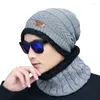 Berets 2023 Winter Hats Skullies Beanies Hat For Men Women Wool Scarf Caps Balaclava Mask Gorras Bonnet Knitted