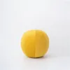 Pillow Nordic Velvet Pure Color Round Morning Ball Home Decorative Sofa Art Room Salon Gallery Floor