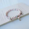 Strand Popcorn Beads Bracelet For Children Girls Flower Moon Cloud Cute Pendant Bracelets Freindship Jewelry Kids DIY Wholesale