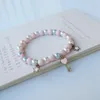 Strang Popcorn Perlen Armband Für Kinder Mädchen Blume Mond Wolke Niedlichen Anhänger Armbänder Freundschaft Schmuck Kinder DIY Großhandel