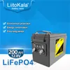 Liitokala 12.8V 200AH LifePo4バッテリーパワーバンクキャンピングカー向けゴルフカートオフロードOff-Grid Solar Wind for RV Outdoor/5V/12V Output