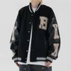 جاكيتات الرجال الخريف 2023 HIP HOP'S HOP COLLOW COLLLAY HARAJUKU Streetwear Bomber Stack