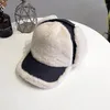 Gorras de béisbol para mujer, gorra de béisbol de invierno, gorro cálido grueso de felpa, gorro de esquí romántico a la moda, Gorras ajustables Unisex para exteriores