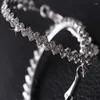 Kolczyki obręcze 50 mm pierścieniowa kobieta biżuteria moda modna okrągła rhinestone srebrna europejska Europa i Ameryka Prezent