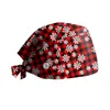 Ball Caps Women Adjustable Christmas Print Hat Leisure Yashmak Stand-Ear Protection Low