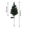 Outdoor Solar Christmas Decorations Garden Stake Led Lights Waterproof Pathway Winter