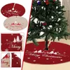 Decorazioni natalizie Ornamento per gonna albero stampato Diametro 98 cm Decorazione inferiore Tessuto non tessuto