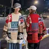 Pulls pour hommes Année Pull tricoté 2023 Style japonais Vintage Harajuku Pull Tricot Hiver Hommes Lâche Haute Qualité Tops surdimensionnésMen's