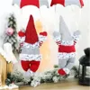 Factory Gnome Natal Decorações penduradas Plush Scandinavian Santa Beard Ornamentos para a decoração da casa da lareira da árvore de Natal