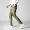 Herenbroeken lichtgewicht joggers Solid Harem 2023 Zomer Fitness Casual enkellengte Herenbroek Streetwear Slim mannetje