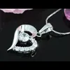 Collares pendientes Peacock Star CZ Heart Dama de honor / Moda W / Collar CSN140