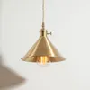 Pendant Lamps ODYSEN Simple Lamp For Kitchen Island Hanging Lighting Fixture LED All Copper Decoration Creative Bell Brass Bedside