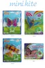 Kites Portable Children Outdoor Parent-child Interactive Toy Cartoon Airplane Butterfly Insect Mini Kite 0110