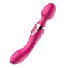 Masseur adulte 10 vitesses puissants gros vibrateurs pour femmes baguette magique corps jouet sexuel femme Clitoris stimuler les produits féminins