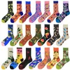 Calcetines para hombre Peonfly colores 21 hombres cactus loto tulipán plantas impresas feliz divertido colorido harajuku movimiento calcetines hombre