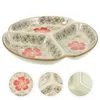 Plates Serving Plate Divided Diet Dinner Multi-function Home Accessory