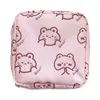 Sacs de rangement mignon serviette hygiénique serviette pochette sac de serviette dessin animé grande capacité période physiologique tampon organisateur mini kawaii