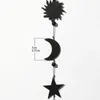 Decorative Figurines Lovers Gift Ideas Simple Star And Moon Pendant Acrylic Sign Hanging Car Ornament Window For Home Decor Party