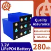 1/4/8/16/32pcs 280AH LIFEPO4 Pil Lityum Demir Fosfat Pil Paketi 12V 24V 48V RV Moto Tekne Sepeti için Şarj Edilebilir Pil