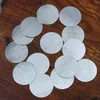 Plaques 100pcs fer rond feuille adhésive double face pour les filles