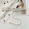 Belts Women Dress Pearl Chain Belt Wedding Slim Girdle Waist Strap