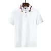 남성 스타일리스트 폴로 셔츠 럭셔리 이탈리아 남성 폴로 디자이너 의류 반팔 패션 여름 티셔츠 아시아 크기 M-3XL