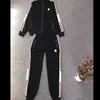 Womens Tracksuits Two Pieces Sets Female Hoodie Sports Suits Designer Letters Side For Lady Slim Jumpers