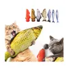 Cat Toys Plush Creative 3D Carp Fish Shape Toy Gift Cute Simation Playing For Pet Gifts Catnip Stuffed Pillow Doll Drop Delivery Hom Dhqdh