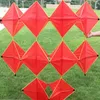 Professional 160cm Power Single Ten Kite / Red Diamonds Kites للأطفال البالغين مع أدوات الطيران Beach Kite Flying 0110