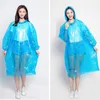 Volwassen wegwerp Raincoat Travel Emergency Raincoats doorschijnende buitenkamperen ondoordringbare dikke regenkleding draagbare regenkleding bh6834 tyj