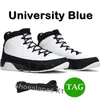 2024 Dark Charcoal University Gold 9 9s Chaussures de basket-ball pour hommes femmes Particle Grey Chili Red Gym Blue Dark Charcoal Space Jam Fire Black Gum baskets de sport taille 13