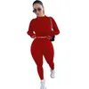 Designer Fall Winter Tracksuits Women Plus size 3XL Outfits Two Piece Set Long Sleeve Pullover Shirt Pants Sportswear Casual Embroidery Lucky Label Sportswear 8473