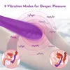 Beauty Items Rabbit G Spot Vibrator Rotating For Toys Women Silicone Clit Stimulator Realistic Rechargeable Adult sexy ToyS