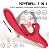 Sex Toys Massager Tongue Slicking Clity With Clitoris Female Sucker Vibrator Vagina Anal Electric Dractable Dildo Toy for Women