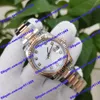 Montre de haute qualité 2813 montre automatique pour hommes 116231 36mm cadran blanc rome montre-bracelet en acier inoxydable en or rose 18 carats pour femme verre saphir 116238 montres de mode