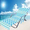 椅子カバーBMDTビーチカバーラウンジポケット付きラウンジーエルバケーション日光浴用のスライドビーチタオル
