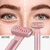 Airbrush Tattoo Supplies EMS Microcurrent Face Lift Skin Tightening Device Red Light Therapy Anti aging Wrinkle Neck Eye Massagers Skincare Tools 230110