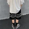 Pantaloncini da uomo Harajuku Streetwear Modello a catena di ferro Jogger Uomo e donna Hip Hop Skateboard Vita elastica estiva 230130