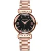 Wristwatches Luxury Sanda Brand Lady Crystal Watch Women Dress Fashion Rose Gold Quartz Watches Female Stainless Steel 1002