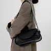 Avondtassen vintage schoudertas voor vrouwen mode alligator patroon messenger vrouwelijk lederen onderarm handtas koppeling