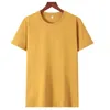 Men's T Shirts Summer 2023 Casual Solid Color Short Sleeve T-Shirt Fashion Round Collars Cotton Base Overwear