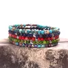 Strand Premium Beads Pulseras delgadas Stone Japser Fancy Amistad Amantes Parejas Yoga Pulsera Joyería Gota