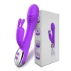 Masseur adulte Vibromasseur lapin puissant pour femmes Clitoris Stimulateur de clitoris Silicone souple Masturbateur féminin Gode Pénis Sex Toys Adultes 18
